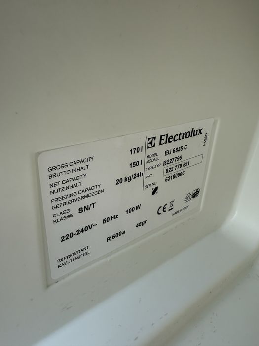 Zamrażarka Electrolux EU 6835 C