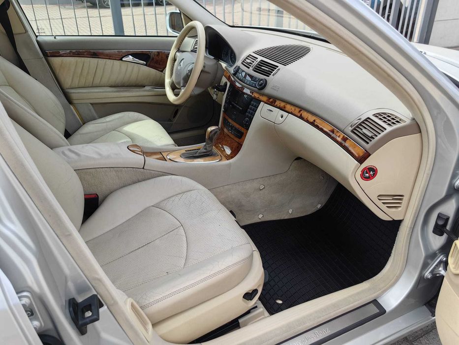 Mercedes E klasa w2111 jasne skóry, automat, tempomat.
