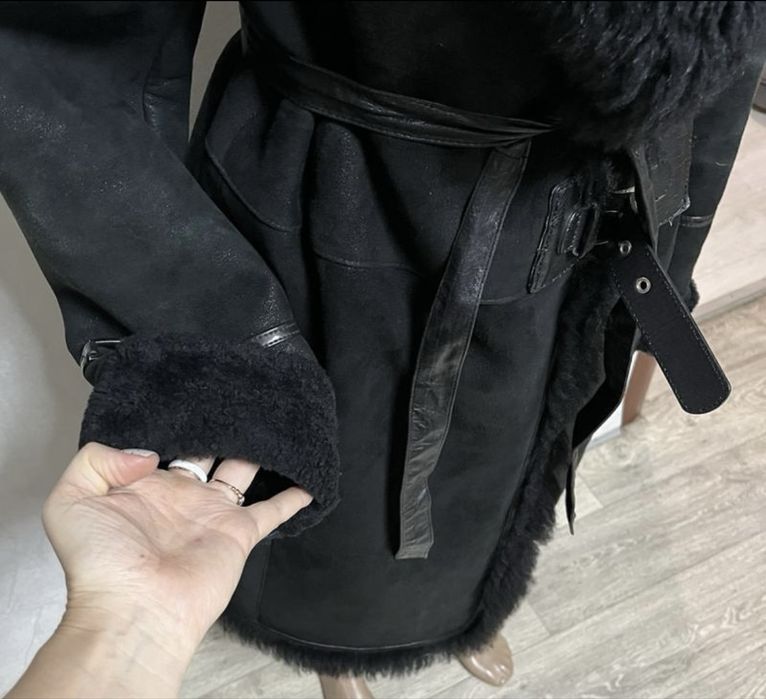 Натуральна дуже тепла дублянка на запах L-ХL 48-50р.
