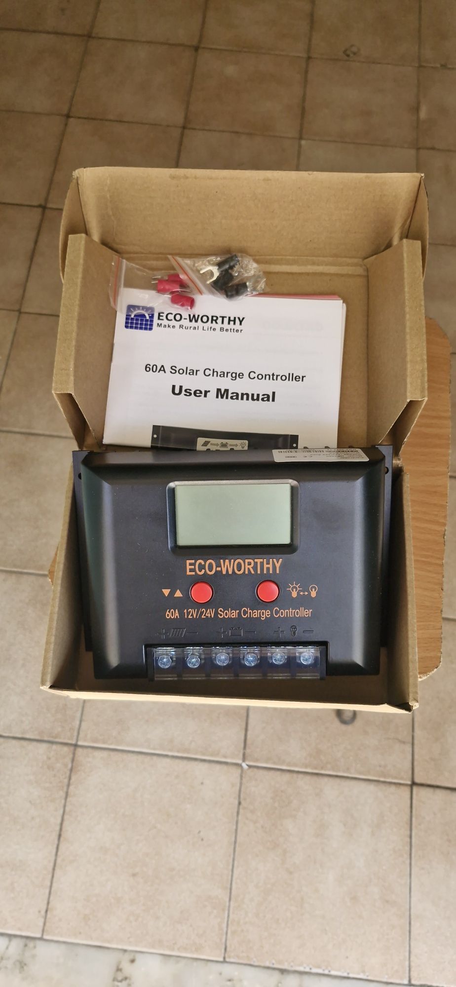 Controlador carga  solar 60 A