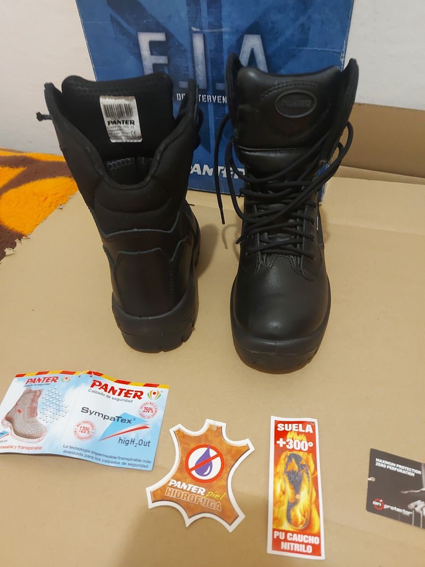 Botas Táticas PANTER para Bombeiros, Guarda florestal, Vigilantes. 40