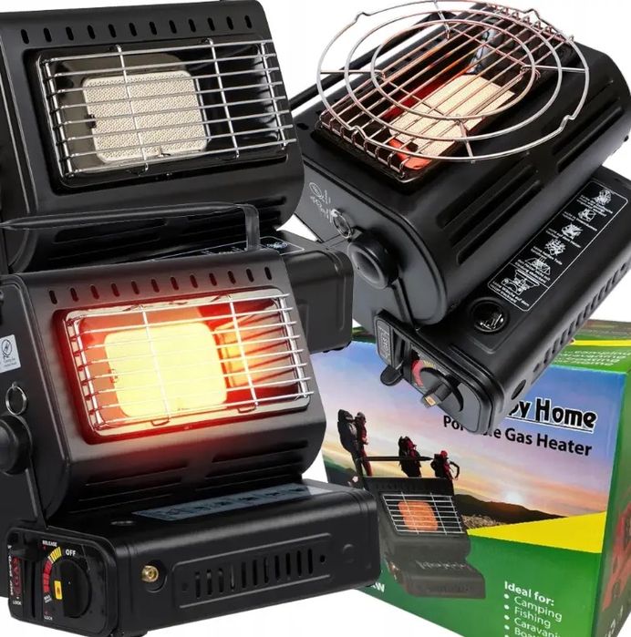 Хіт! Портативна газова плита-обігрівач! Газовый обогреватель / печка