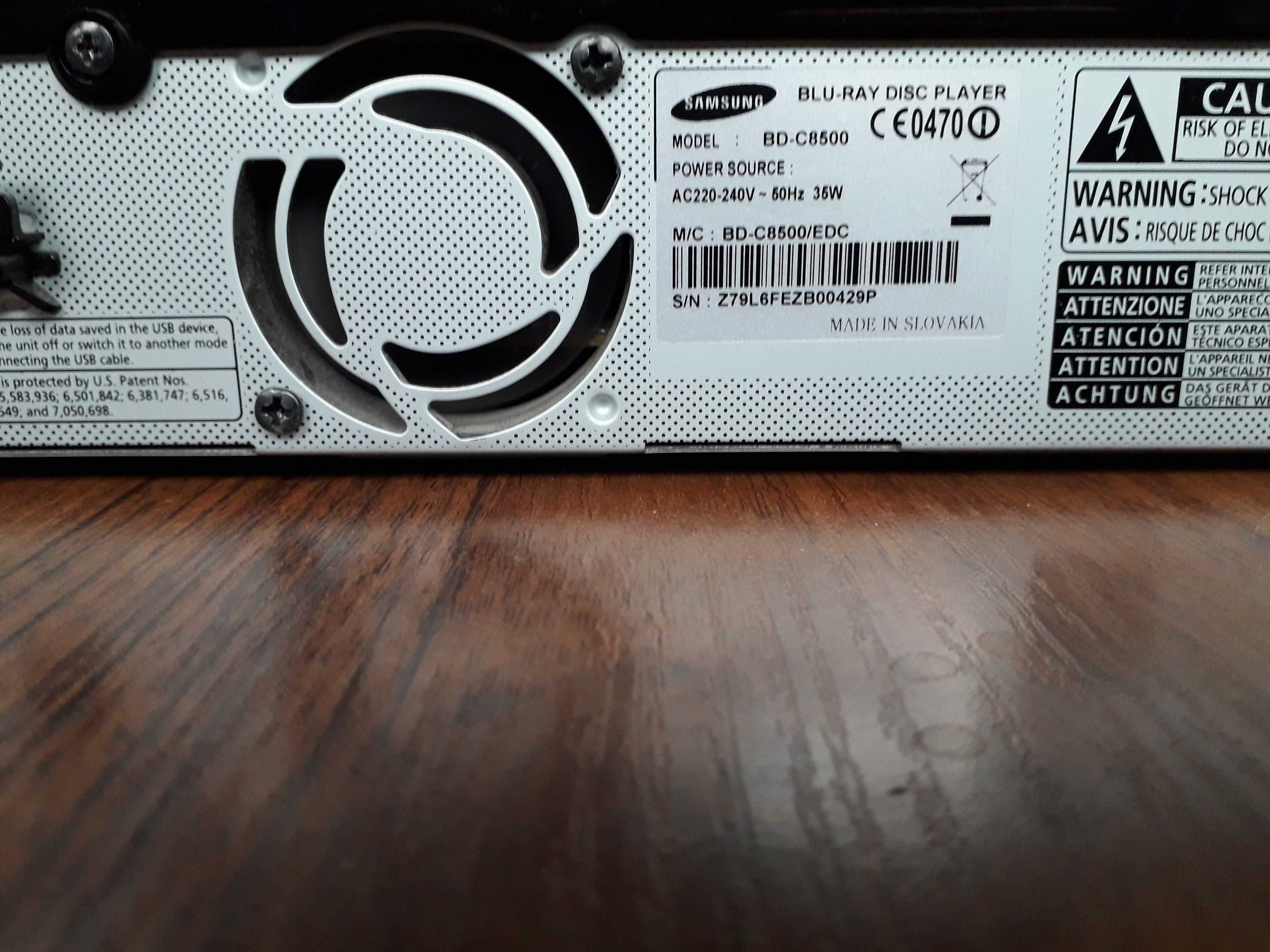 Samsung bd-c 8500 HDD 500