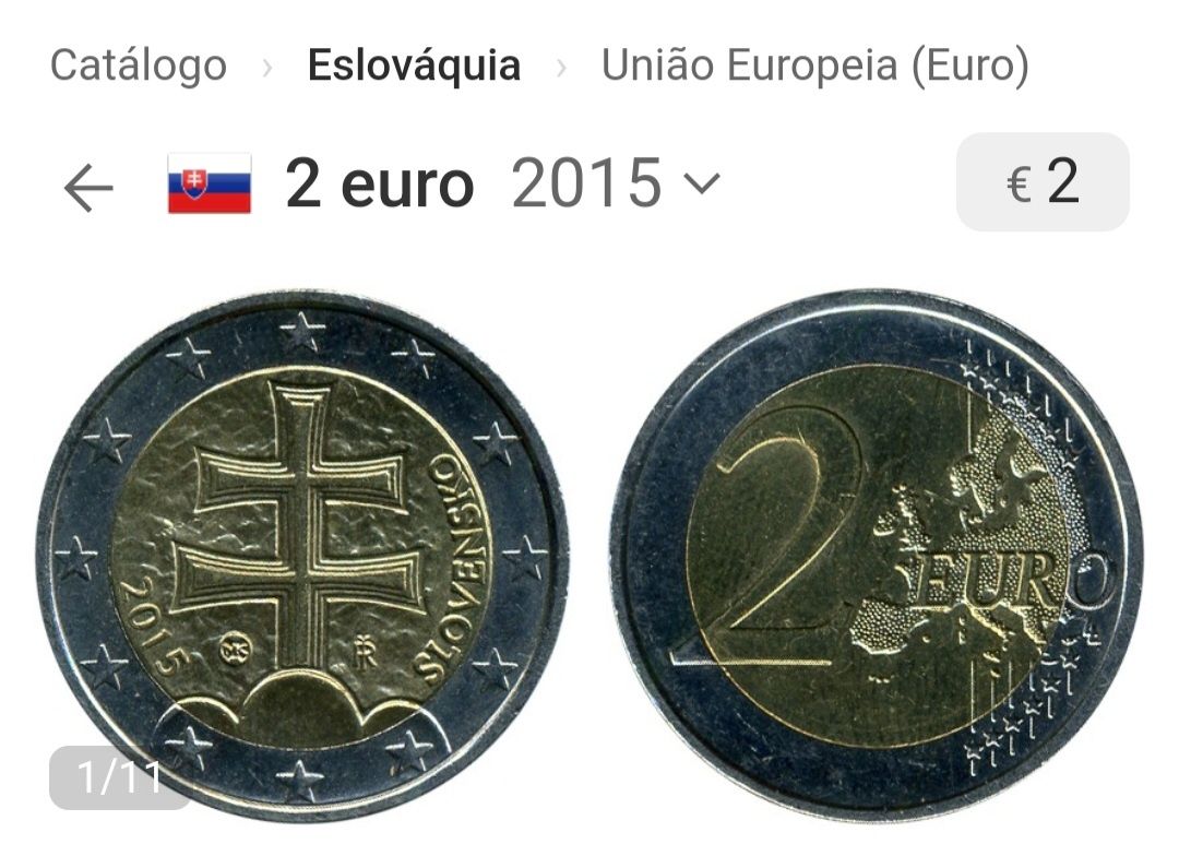 Moeda 2€, Eslováquia 2015