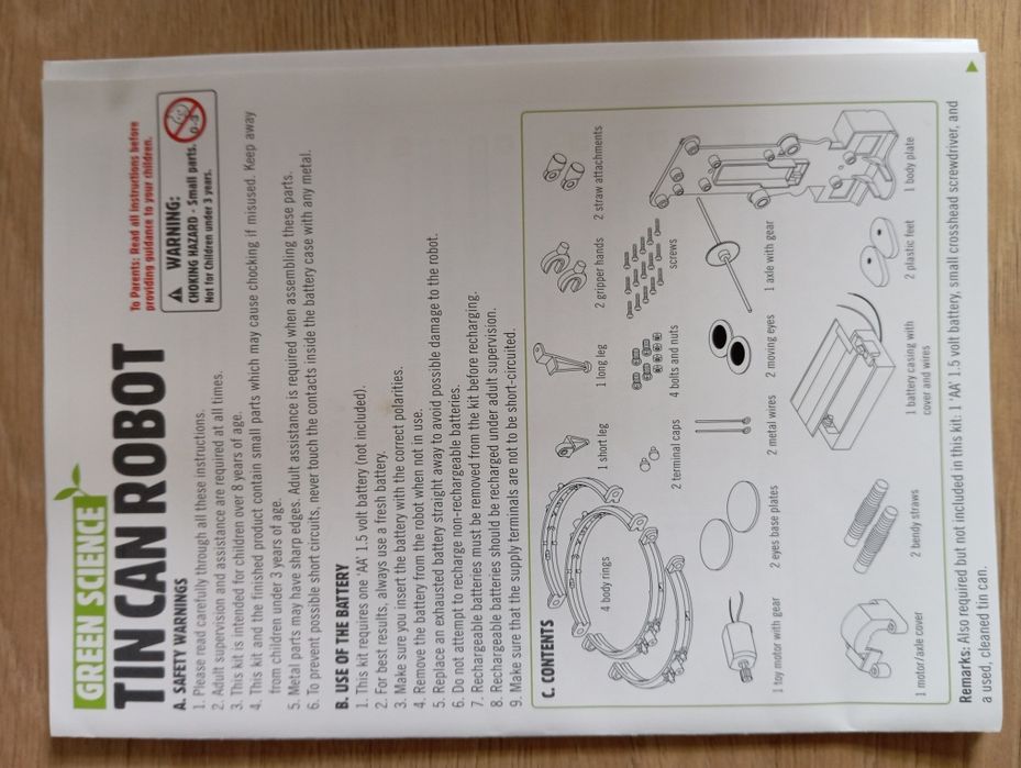 Robot de lata - tin can robot