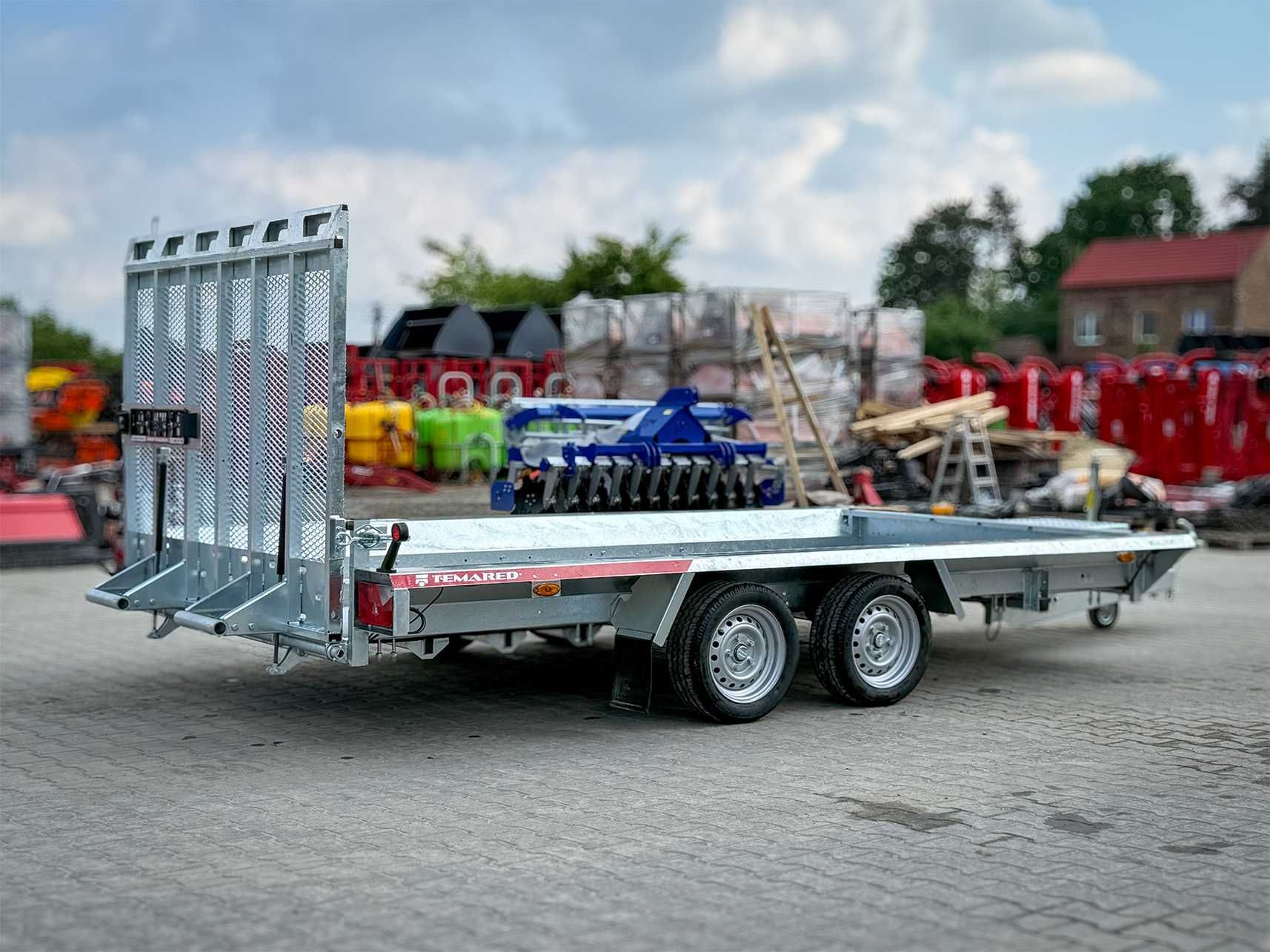 Przyczepa do przewozu minikoparki i maszyn TEMARED BUILDER 3 4018/2
