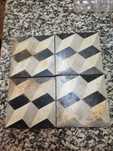 Azulejos antigos efeito 3D