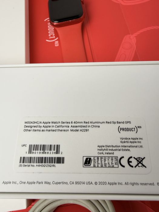 Apple Watch series 6 Red