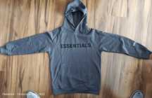 Bluza essentials Fear of god M bawełna szara nowa