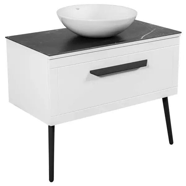 Тумба у ванну Аква Родос Siena 10511 біла зі стільницею 90 см