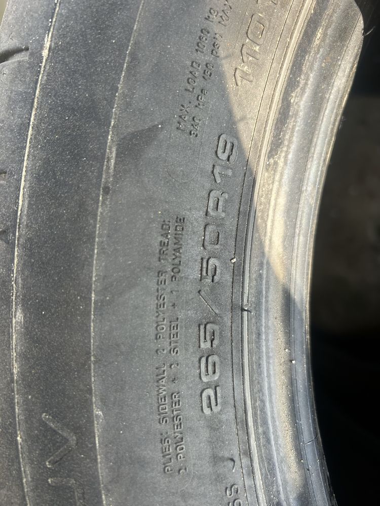 Колеса 265/50-r19 Dunlop