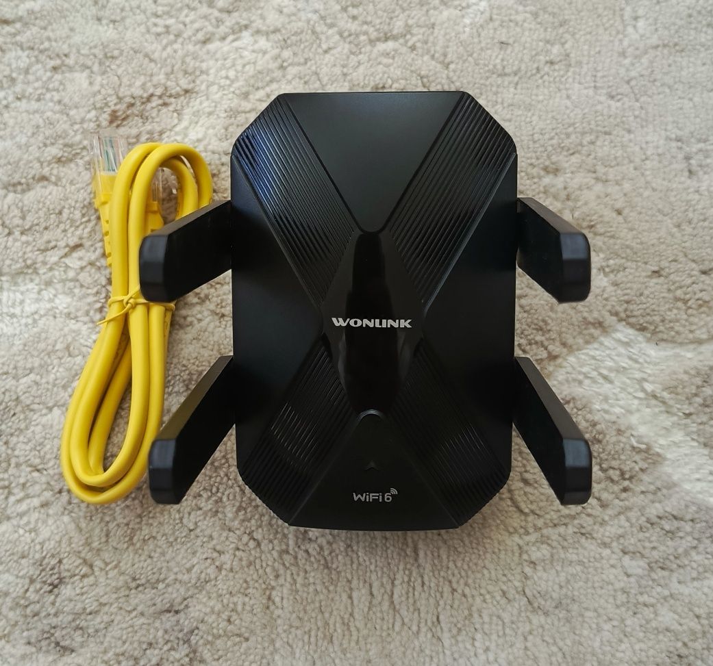 WiFi ретранслятор WONLINK AX1500 (WiFi6) — 2.4/5 ГГц, WPS, до 140 м²