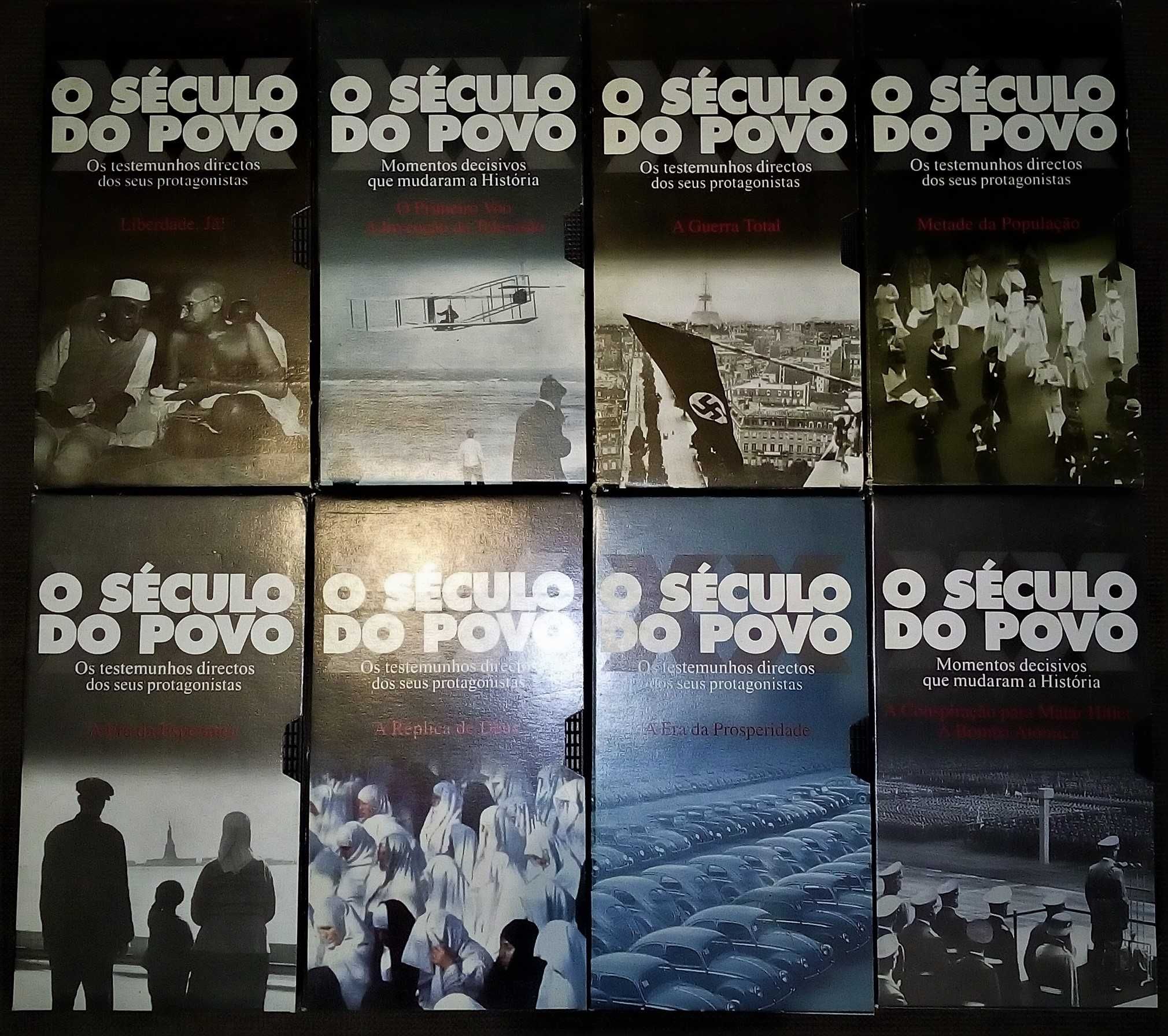 Cassetes VHS da Coleção "O Século do Povo"