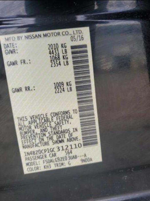 Продам Nissan Leaf 2016