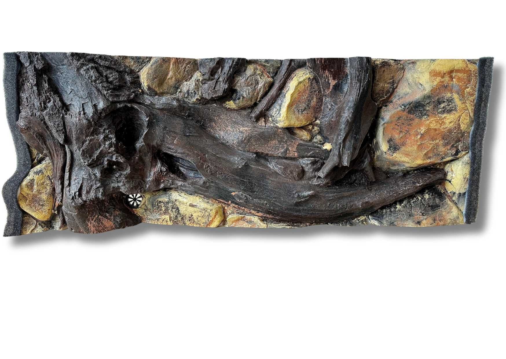 Tło strukturalne do akwarium AMAZONKA 100x40 cm.