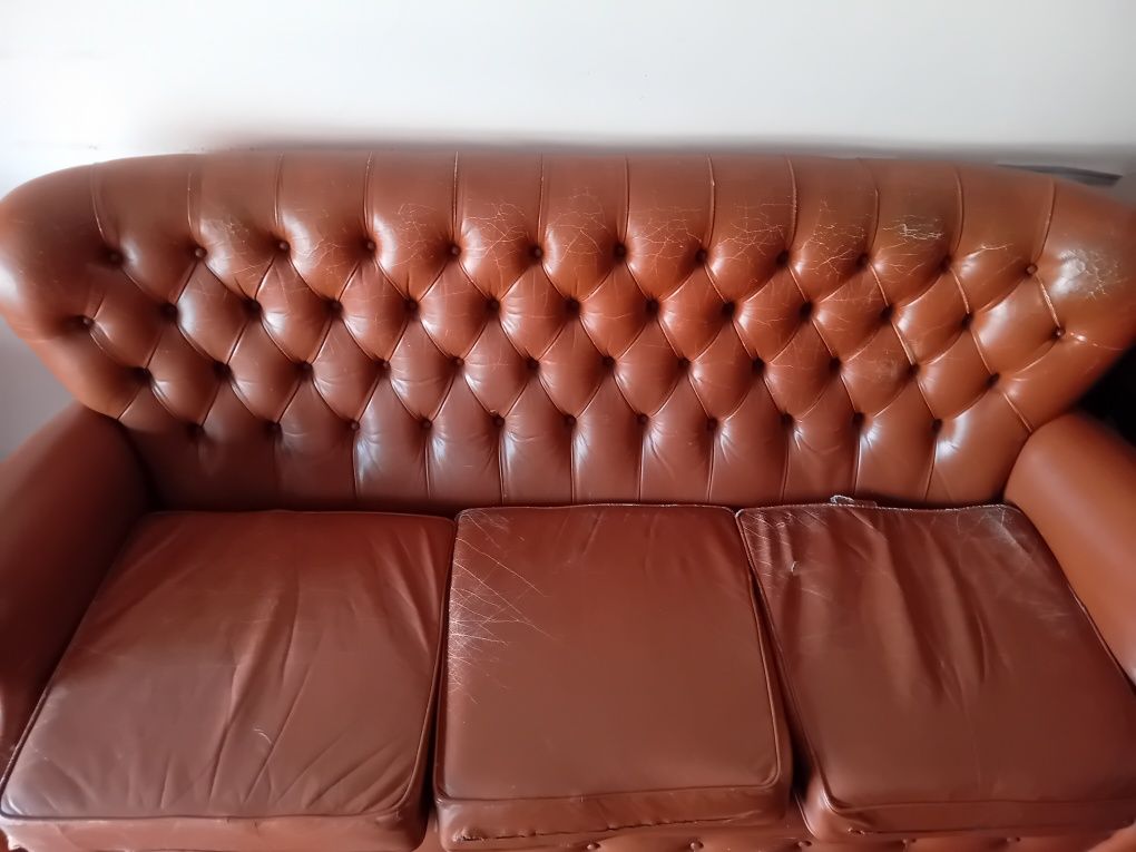 Sofá e 2 poltronas