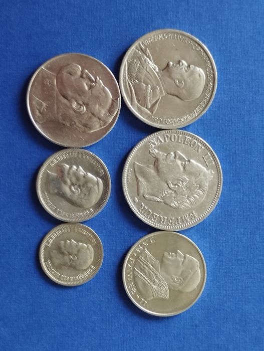 Серебряные монеты.Микс.