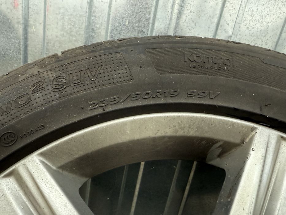 Kola alufelgi z oponami 5x112 r 19 tiguan r-line allspace