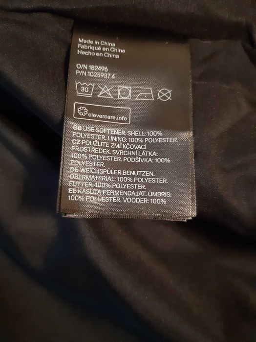 H&M шуба худі нова штучне хутро екошуба