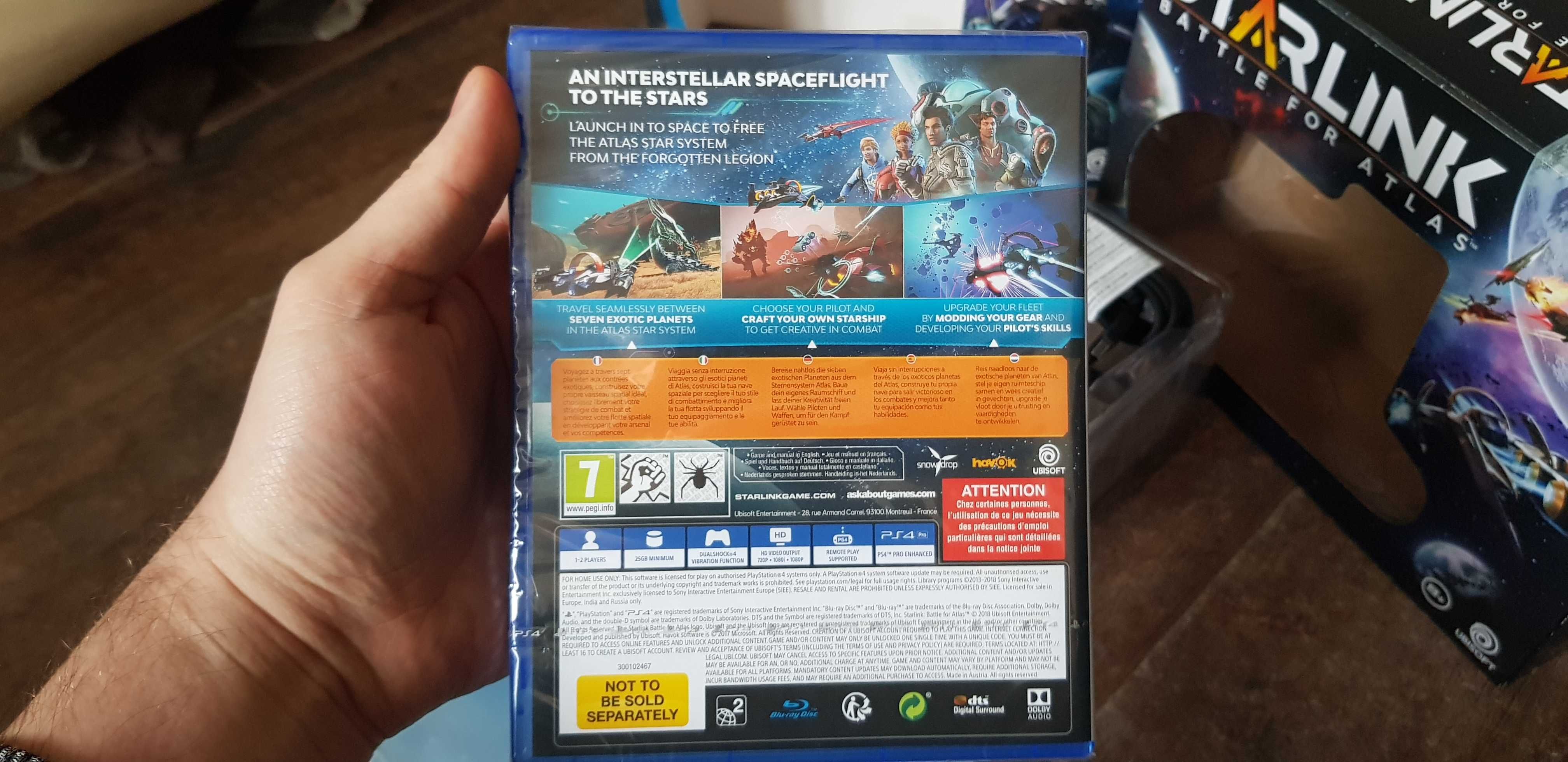 Starlink - Battle for Atlas - Gra PS4 - PS5 - Zestaw + gra - Nowa