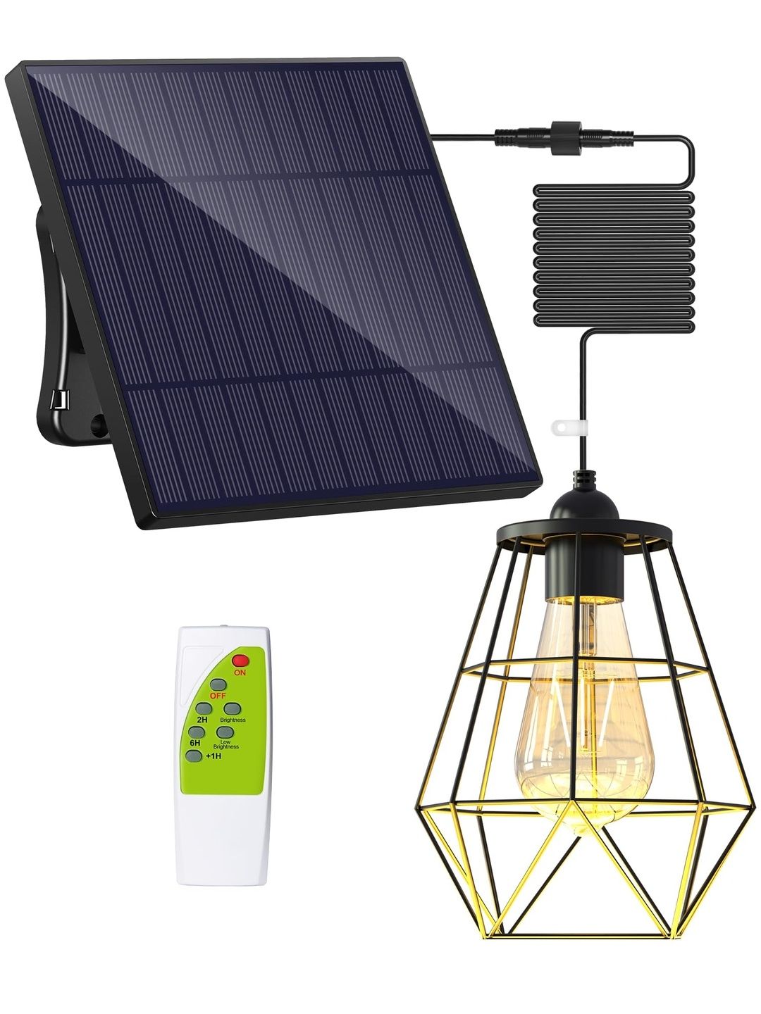 Lampa solarna na pilota