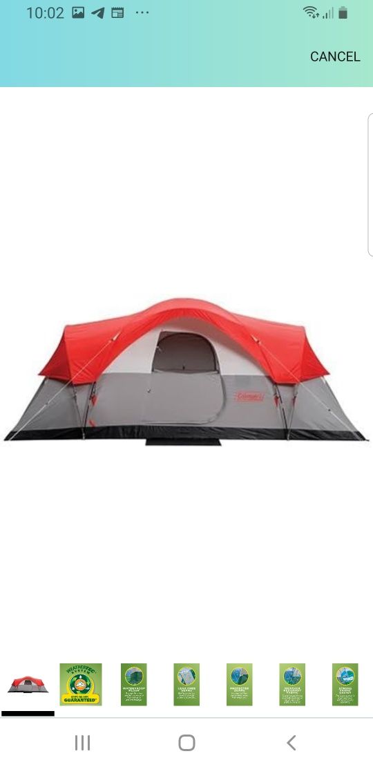 coleman montana big sky 7 person tent