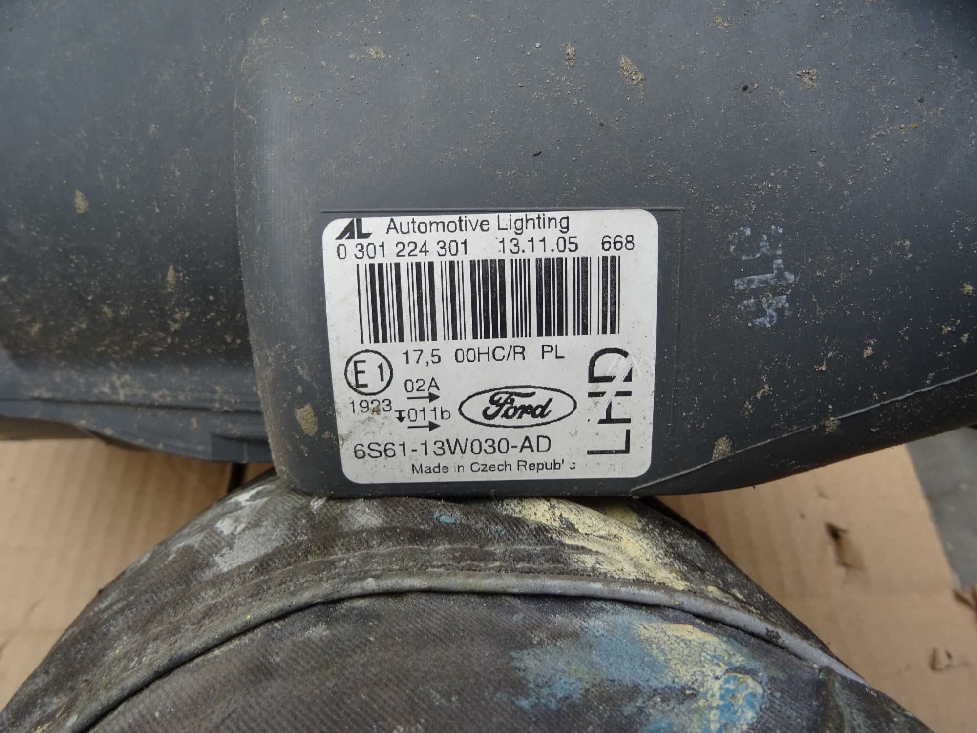 Lampa Lewa Przód Ford Fiesta Mk6 Lift