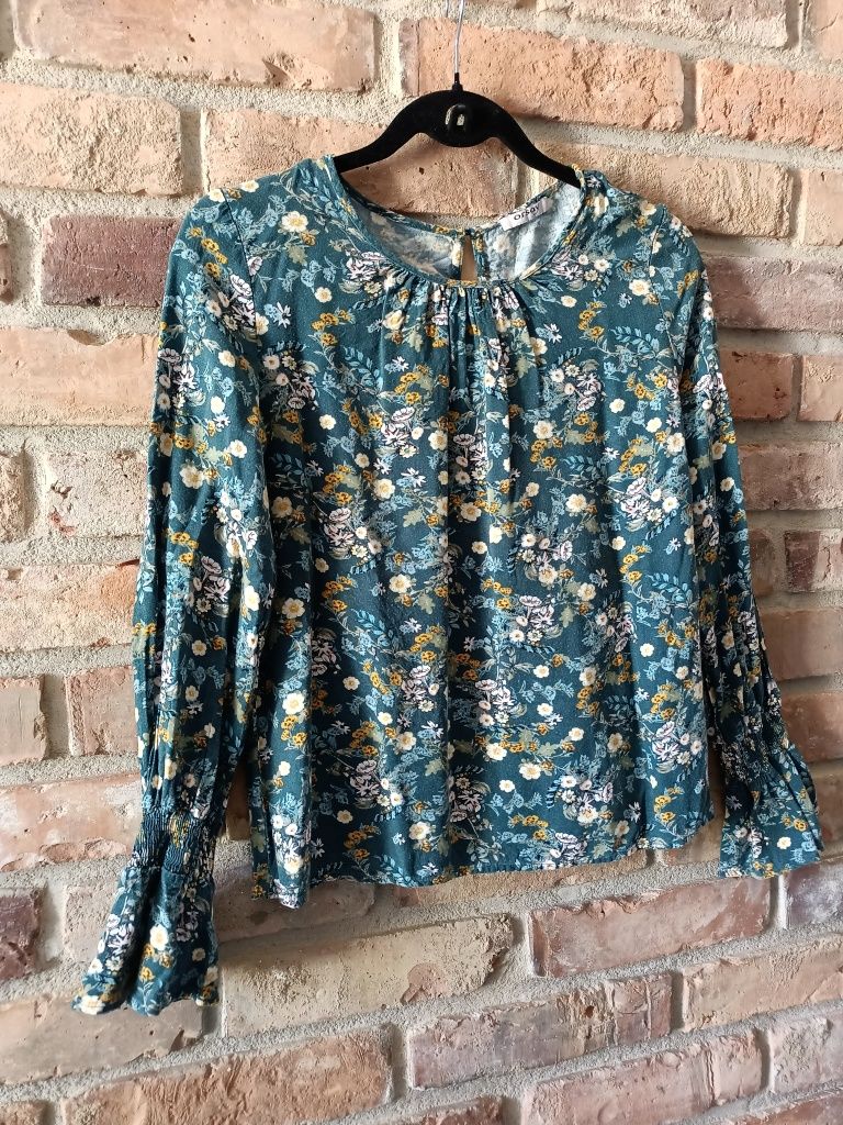 ORSAY rozkloszowane rękawy bluzka Boho Hippie art retro vintage
