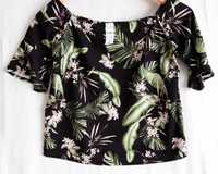 Яскрава жіноча блуза блузка женская кофта квіти принт XL-2XL-3XL 50-52