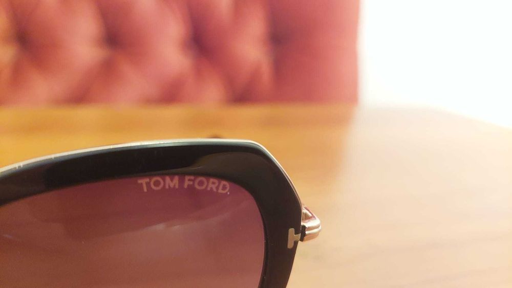 Tom Ford KENYAN - Women's Sunglasses - Shiny Black/Smoke Gradient