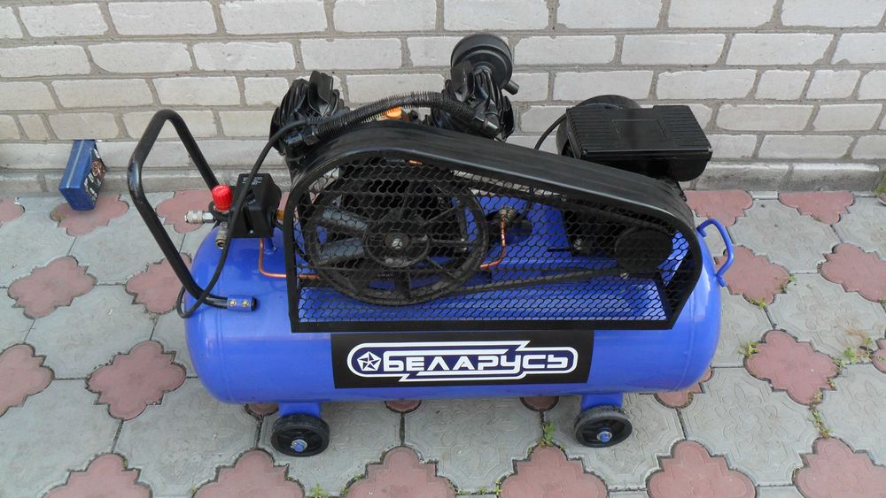 Новый Большой двухцилиндровый компрессор.