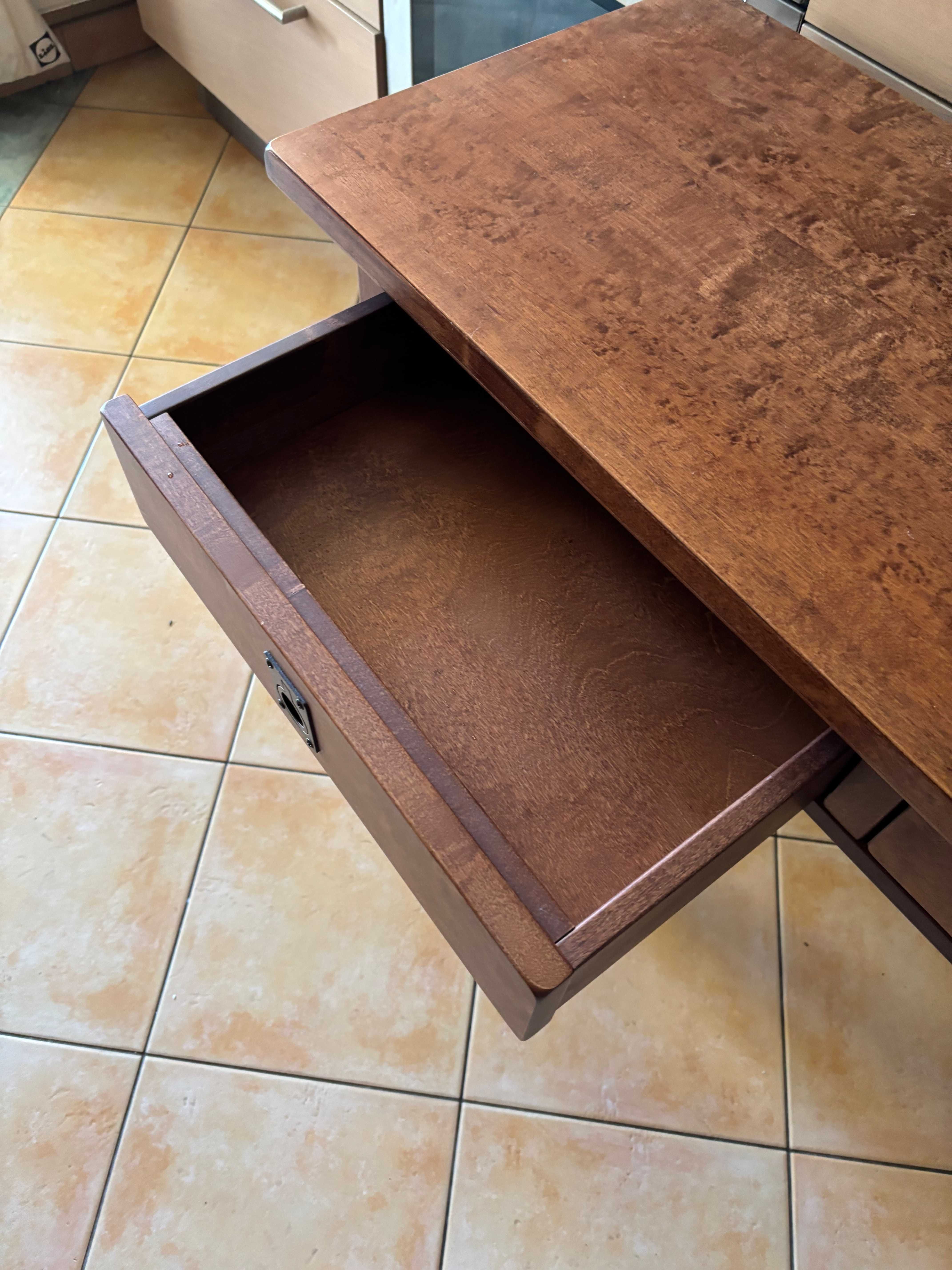 Toaletka z litego drewna 170x40cm.