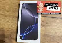 iPhone 16 Pro 256GB Black Titanium – NOWY, zaplombowany