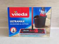 OKAZJA Mop Vileda płaski Ultramax wiado + kij + mop + łapa Wysyłam