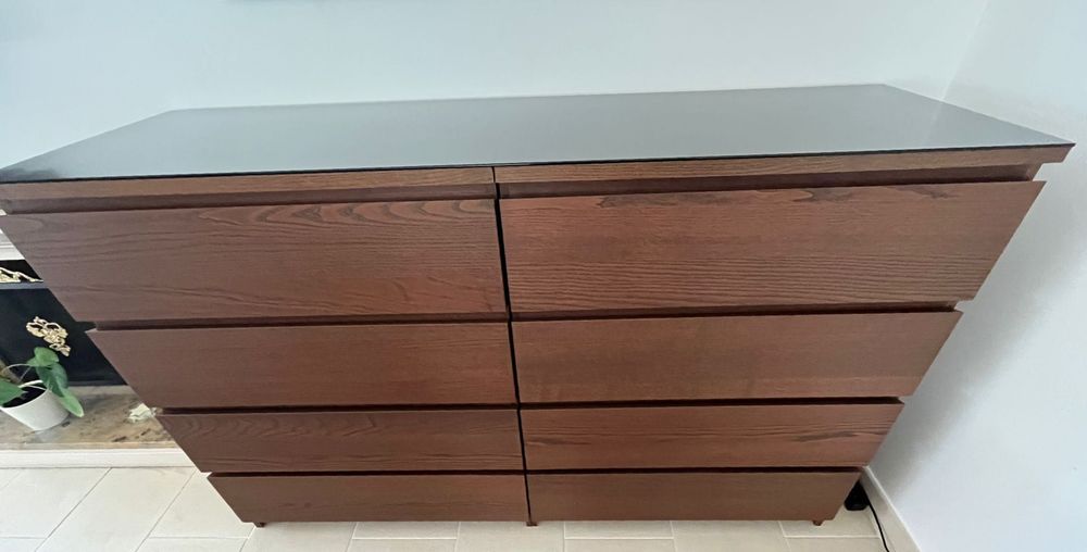 IKEA 3x Malm castanho