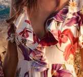 vestido floral uterque cerimónia XS