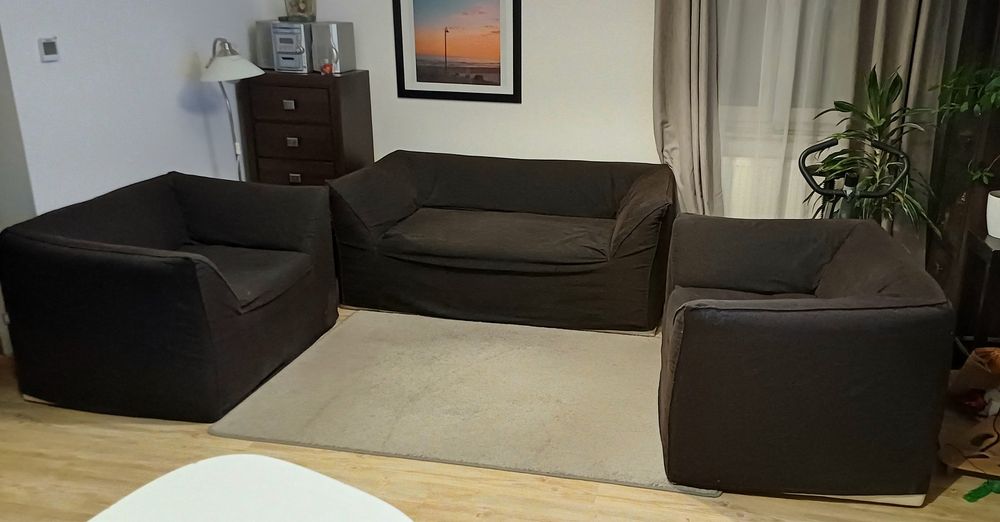 Kanapa i 2 fotele, NAP komplet wypoczynkowy, sofa