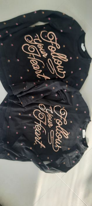 Bluzka r.116 i 110 dla blizniaczek COCCODRILO