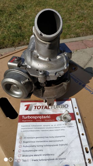 Turbina Turbosprężarka do Yaris II D4D 1.4 2007 miesiąc po regeneracji