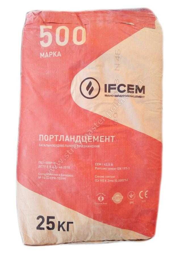 Цемент ПЦ I-500Р-Н IFCEM (25кг)