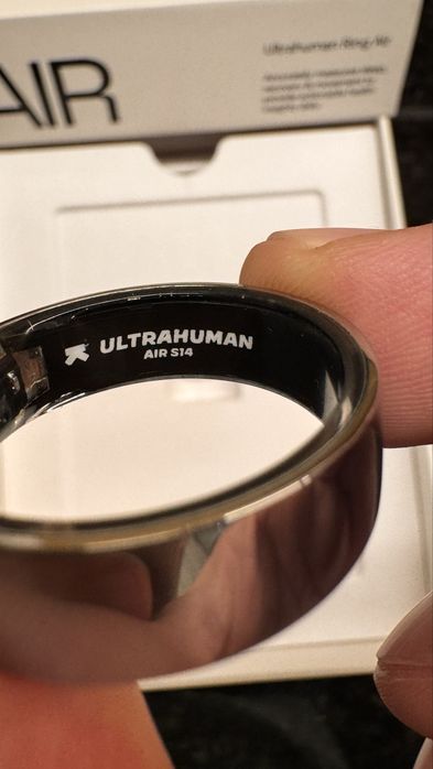 Ultrahuman Ring AIR S14 Silver, 14, novo