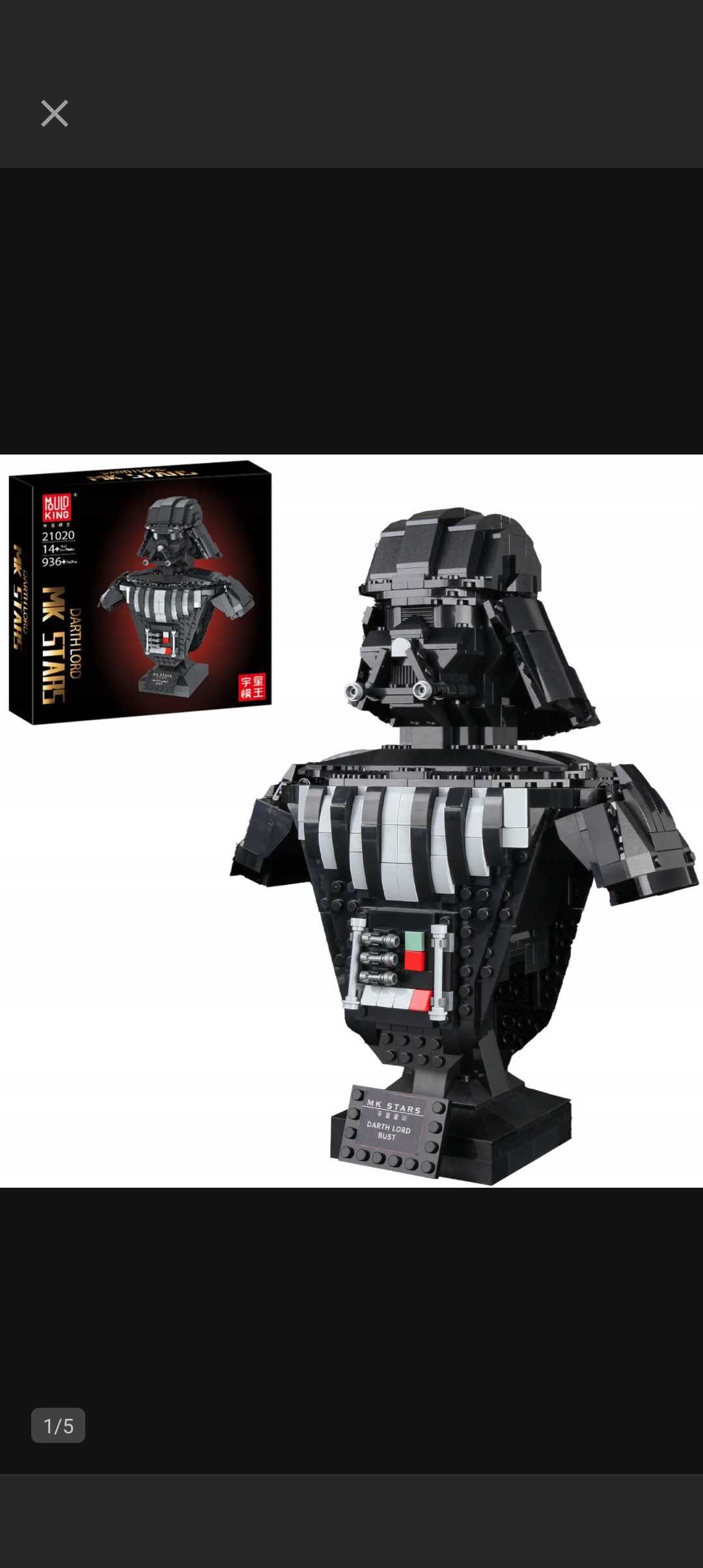 Klocki Mould King  21020 Darth Vader nowy zapakowany