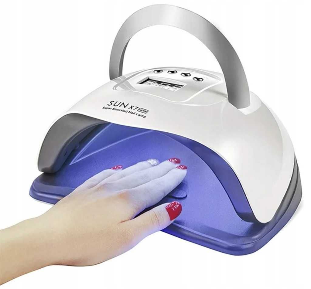 Lampa LED + UV 220 W - Doskonała do Manicure i Pedicure, NOWA!