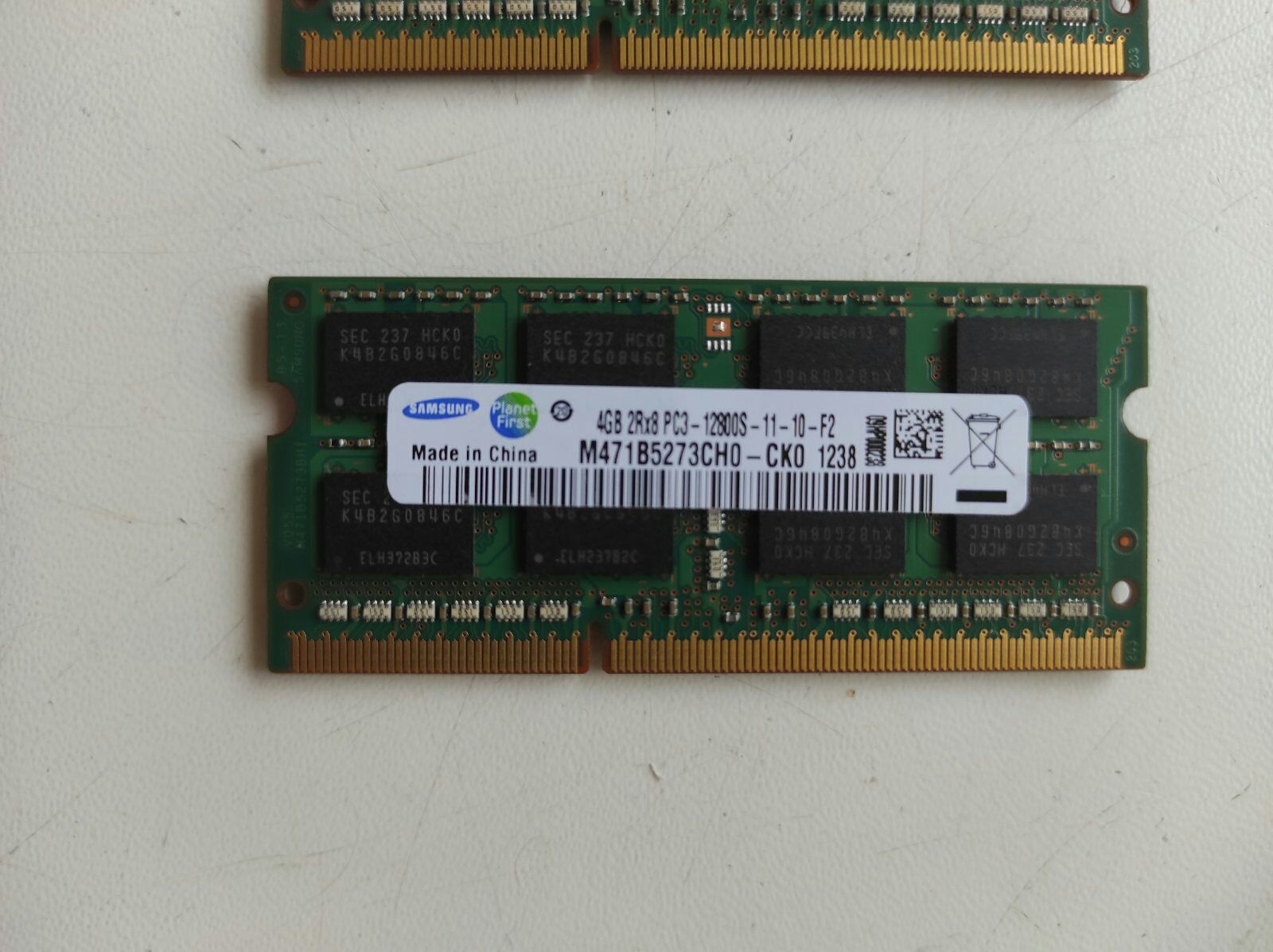 Оперативная память:б/у
Samsung 4GB 2R*8 PC3 12800S-11-10-F2