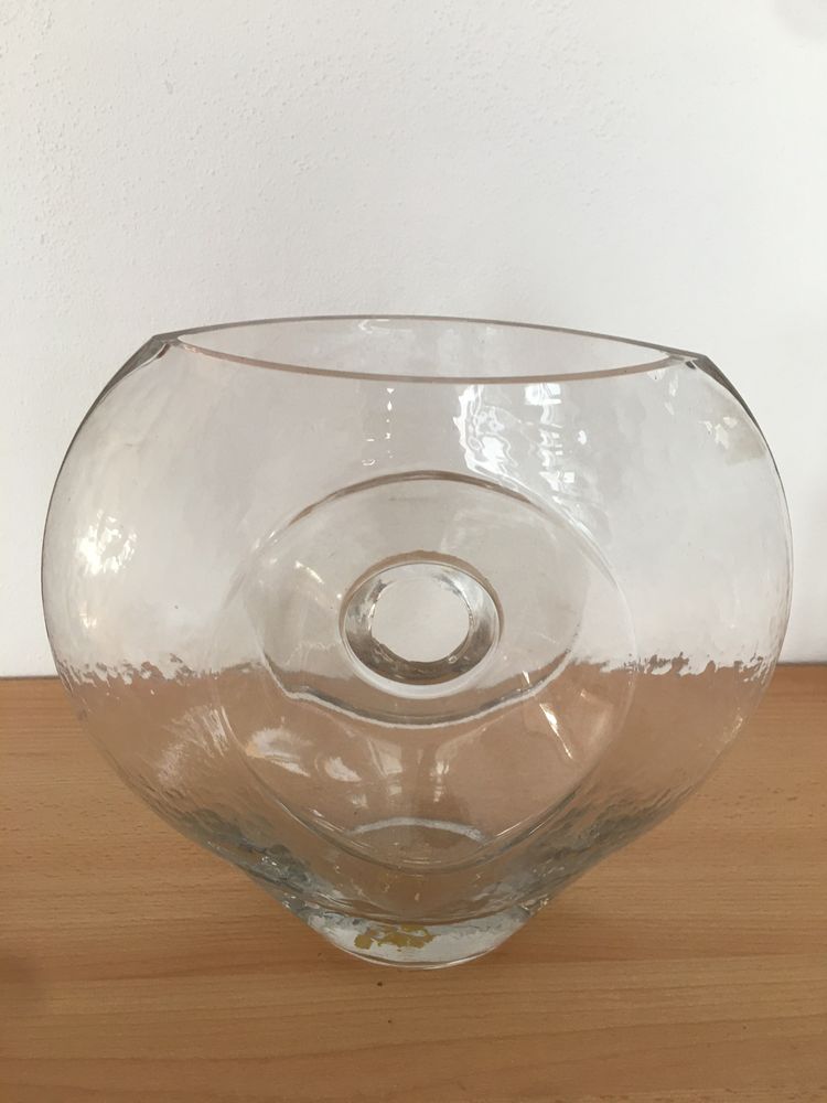 Taça em cristal para flores