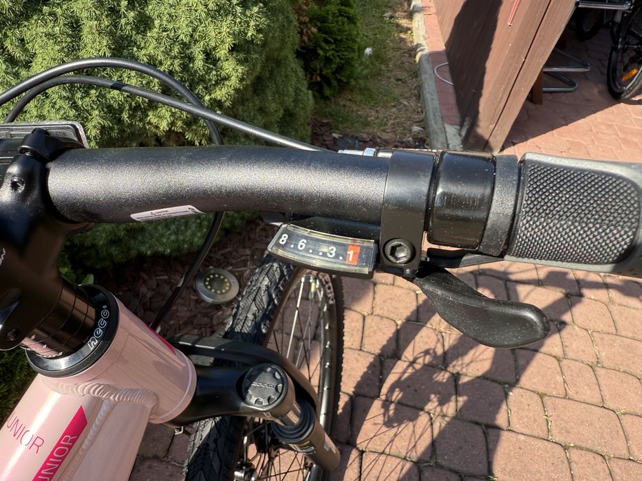 Rower Leon junior 24” rama 12” aluminiowy osprzęt Shimano kaseta