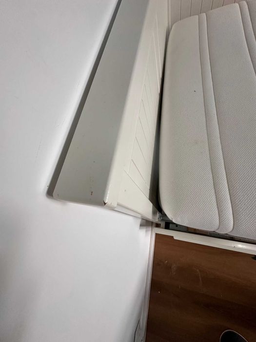 Łóżko rozkładane z 3 szufladami BIAŁE HEMNES IKEA