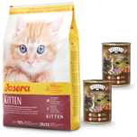 JOSERA Kitten 2kg + 2x Abart puszka dla kota z wołowina 415g