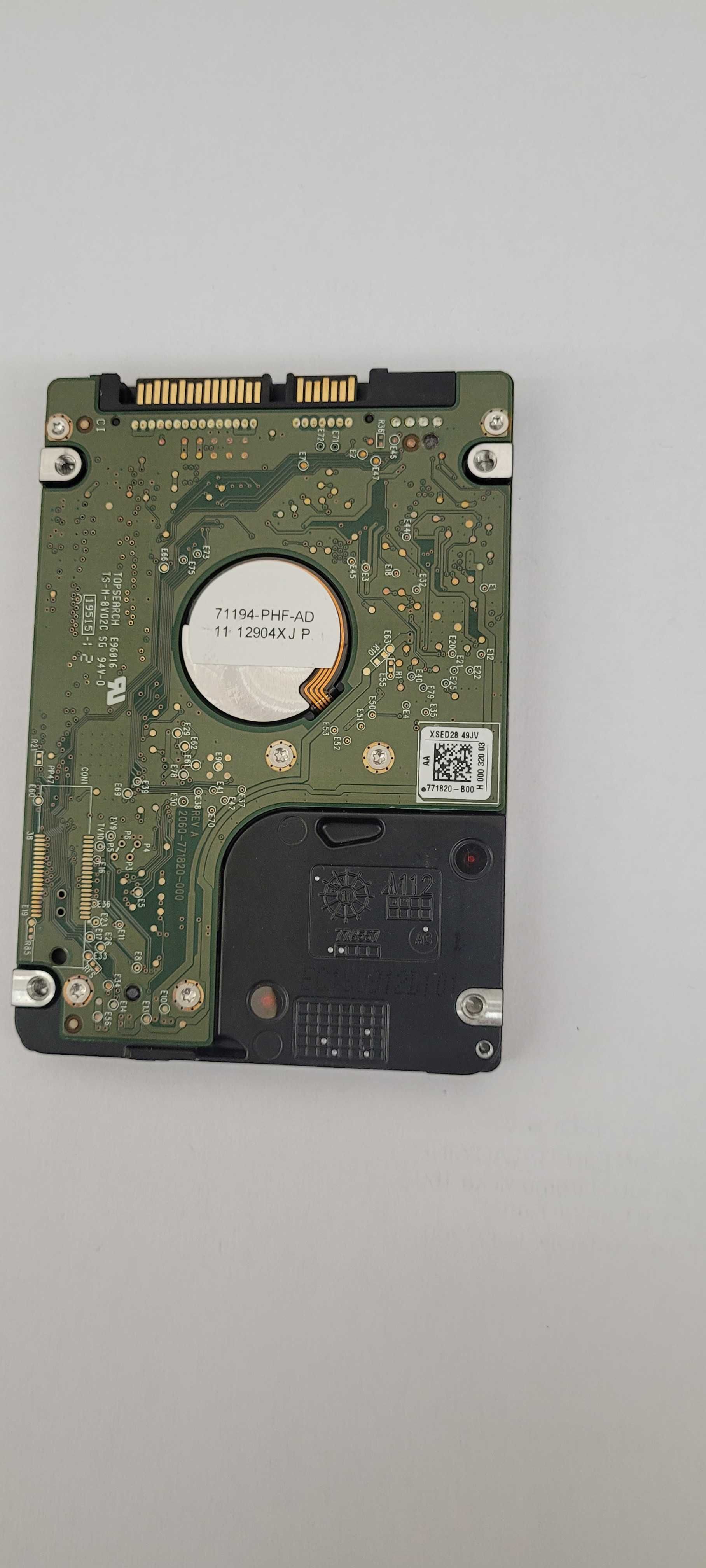 używany dysk twardy HDD 2,5" Hitachi 750GB 5400 rpm SATA