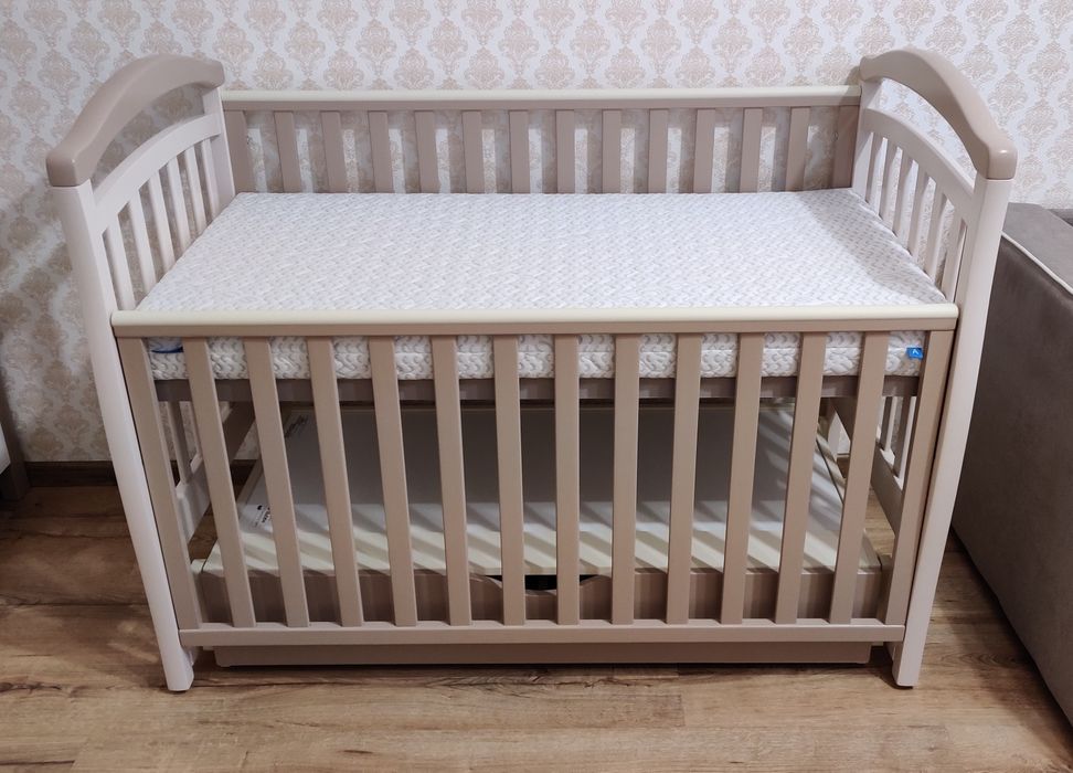 Ліжечко дитяче Верес ЛД з маятником + матрац